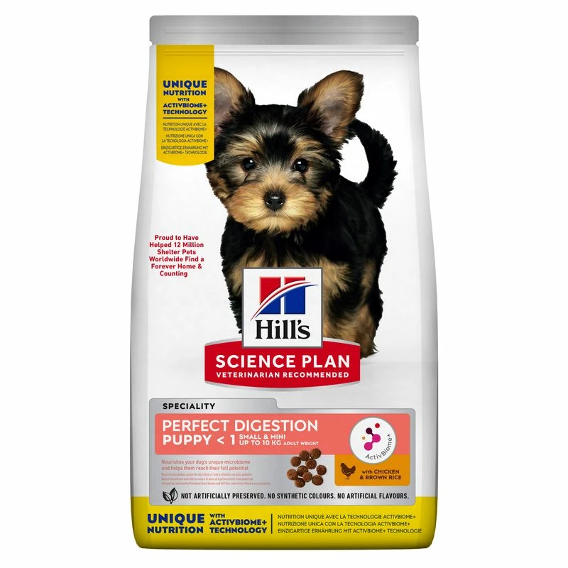 Hill's Science Plan Puppy Small & Mini Digestion Parfaite Avec Poulet Et Riz 3 Hill's Science Plan Puppy Small & Mini Digestion Parfaite Avec Poulet Et Riz