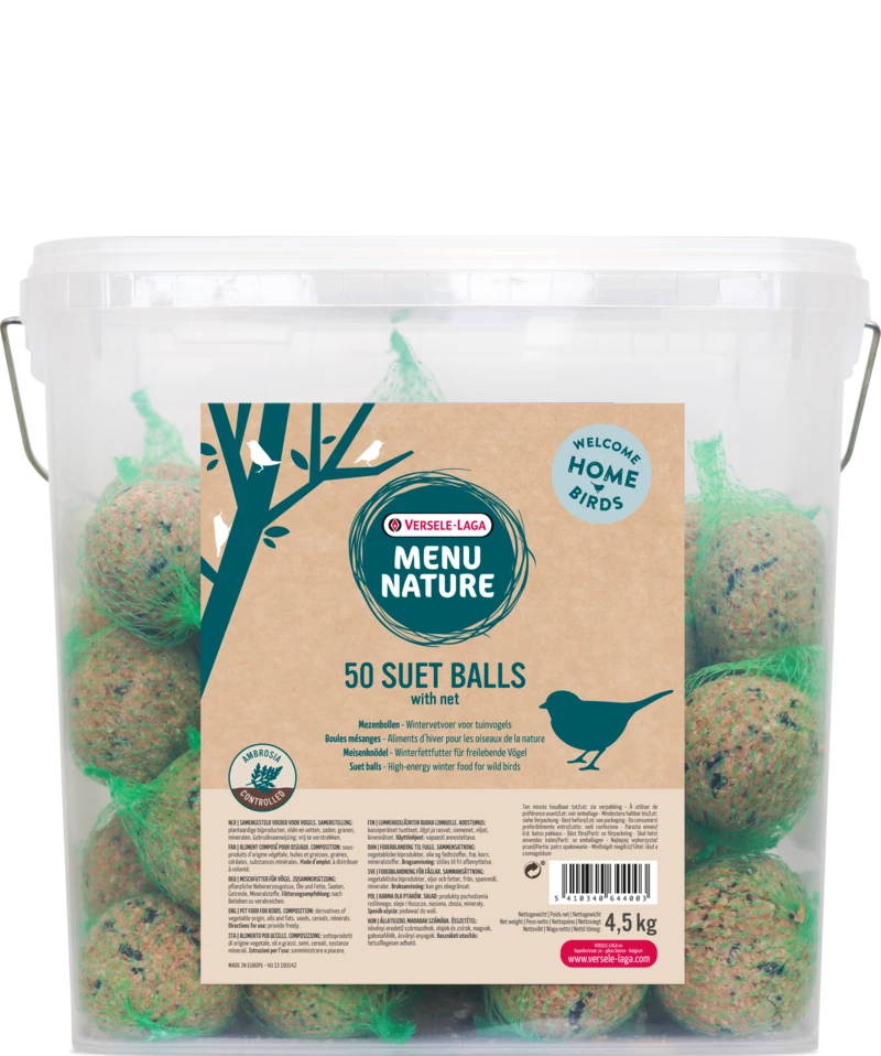 VERSELE-LAGA Versele Laga Boules De Graisse 90 Gr In A Net ( 44+6 ) - Bucket 3 VERSELE-LAGA Versele Laga Boules De Graisse 90 Gr In A Net ( 44+6 ) - Bucket