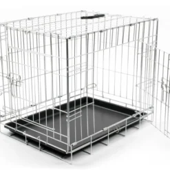 Duvo Plus Cage Métallique Pliable 2 Portes 123 X 77 X 83Cm