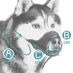 Ferplast Muselière Nylon Museau Court -Trixie Soldes Magasin 6467 8010690051048 3 4