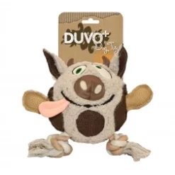Duvo Plus Jouet Chien Peluche Vache
