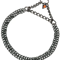 HS Sprenger Collier étrangleur Double Semi-double En Acier Inoxydable Noir