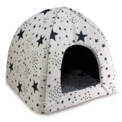 Arquivet Igloo Black Stars Pour Chats Et Chiens