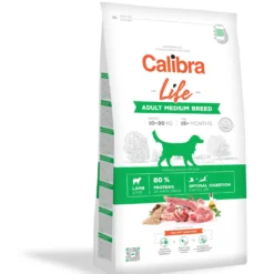 Calibra Nourriture Pour Chiens D'agneau De Race Moyenne Life Adult