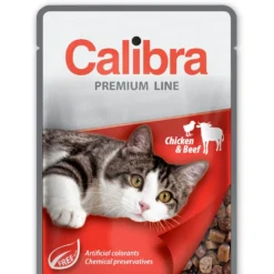 Calibra Nourriture Humide Premium Au Poulet Et Au Bœuf Pour Chats
