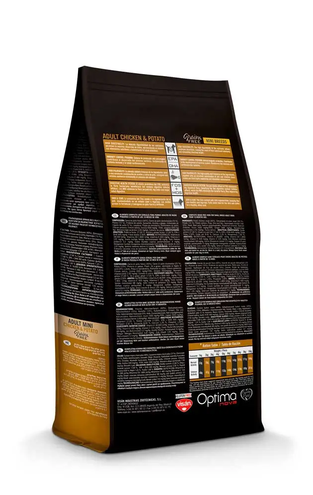 Optimanova Adult Mini Poulet Et Pomme De Terre Grain Free 5 Optimanova Adult Mini Poulet Et Pomme De Terre Grain Free – Image 3