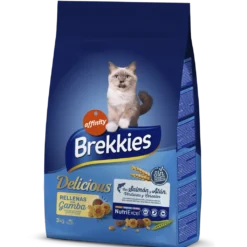 Brekkies Excel Delicious Croquettes Pour Chat Saumon Et Thon, Légumes Et Céréales