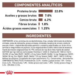 Royal Canin Nourriture Gastro-intestinal Low Fat 22 Canine -Trixie Soldes Magasin COMPOSICION 62fcc1e0186bc