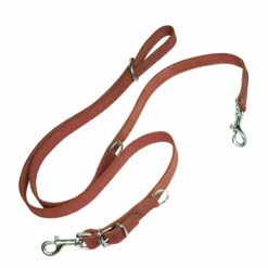 Gloria Pets Correa De La Peau Rouge Nobuk Foncé Corre