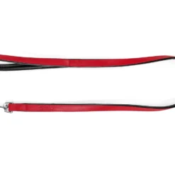 Gloria Pets Ceinture De Peau Rembourrée Rouge