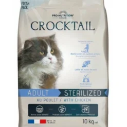 Flatazor Nourriture Pour Chats Crocktail Adult Stérilisé Poulet