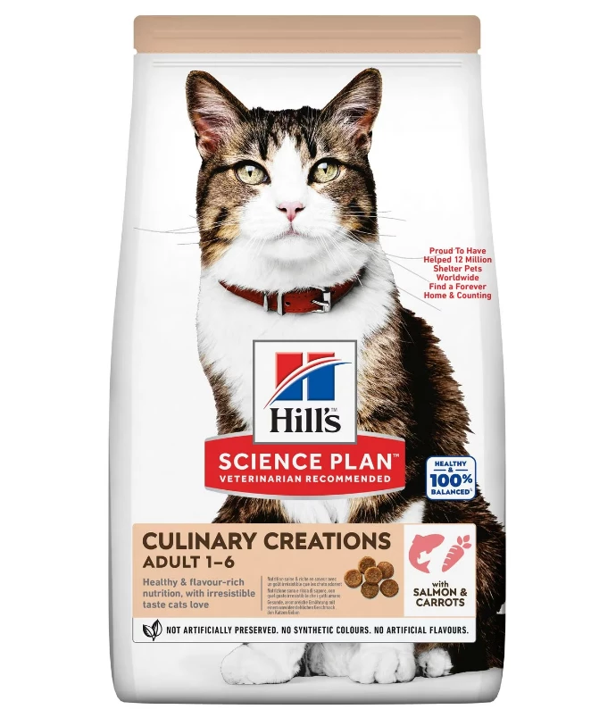 Hill's Pienso Science Plan Feline Culinary Creations Adult +1 Salmón Y Zanahorias 4 Hill's Pienso Science Plan Feline Culinary Creations Adult +1 Salmón Y Zanahorias – Image 2