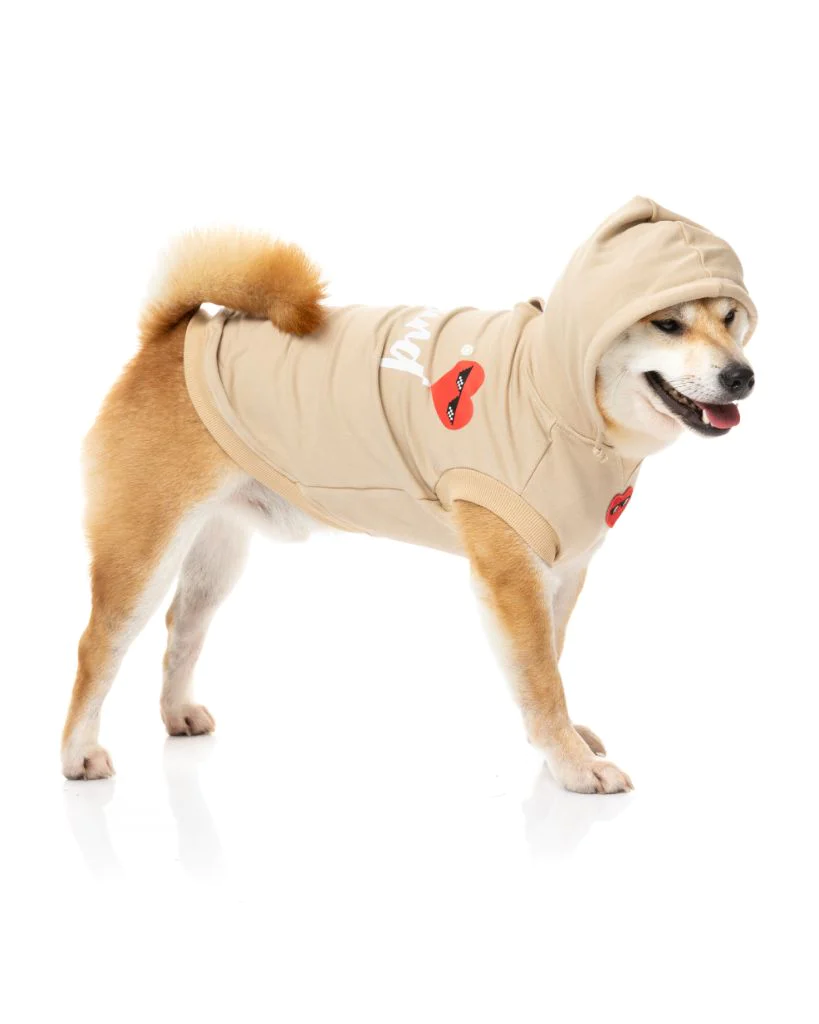 FuzzYard Sweat à Capuche Beige Pour Chien 4 FuzzYard Sweat à Capuche Beige Pour Chien – Image 2