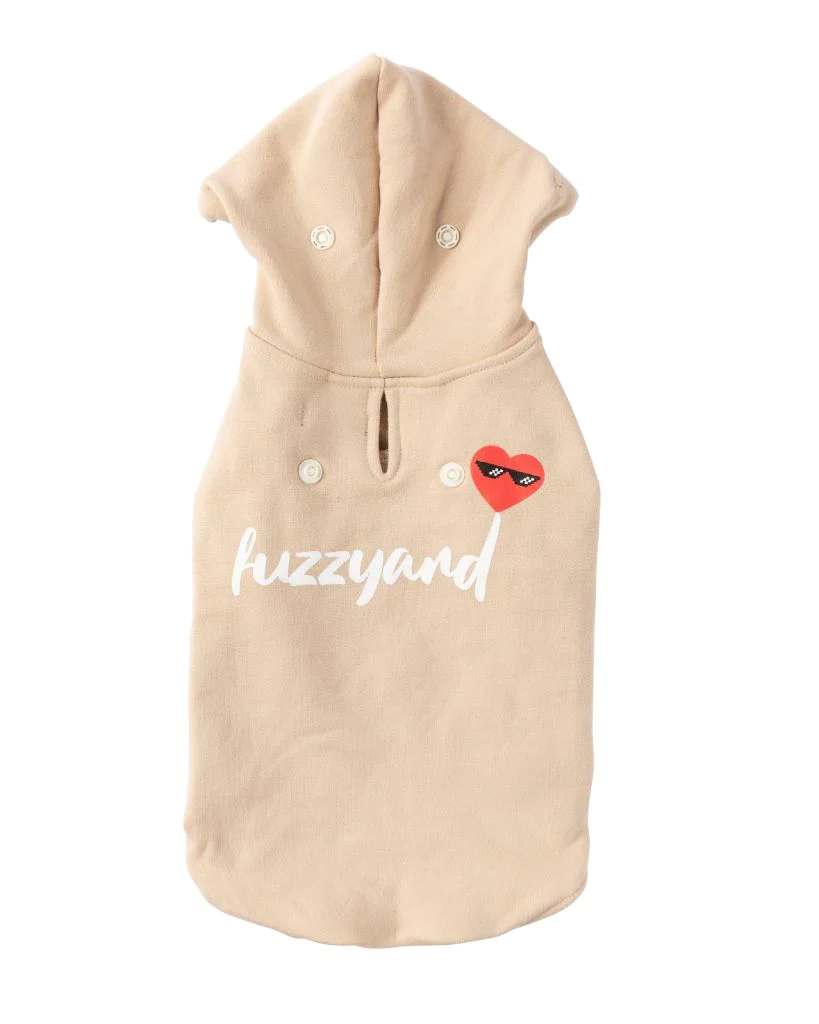 FuzzYard Sweat à Capuche Beige Pour Chien 3 FuzzYard Sweat à Capuche Beige Pour Chien