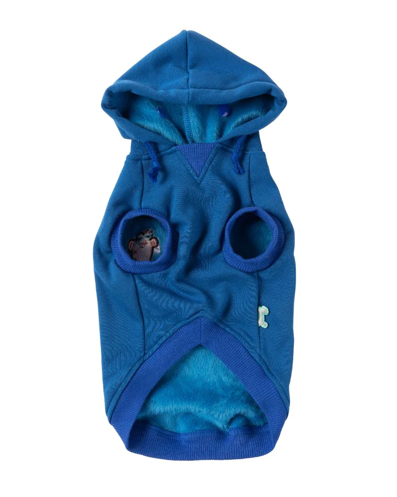 FuzzYard Sweat à Capuche Yardsters Bleu Pour Chien 5 FuzzYard Sweat à Capuche Yardsters Bleu Pour Chien – Image 3