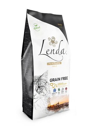 Lenda Adult Farm Poultry Nourriture Pour Chats Adultes Sans Céréales 3 Lenda Adult Farm Poultry Nourriture Pour Chats Adultes Sans Céréales