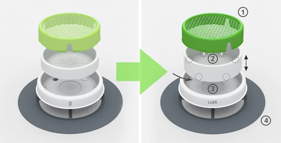 Catit Senses 2.0 Grass Planter Germoir 4 Catit Senses 2.0 Grass Planter Germoir – Image 2