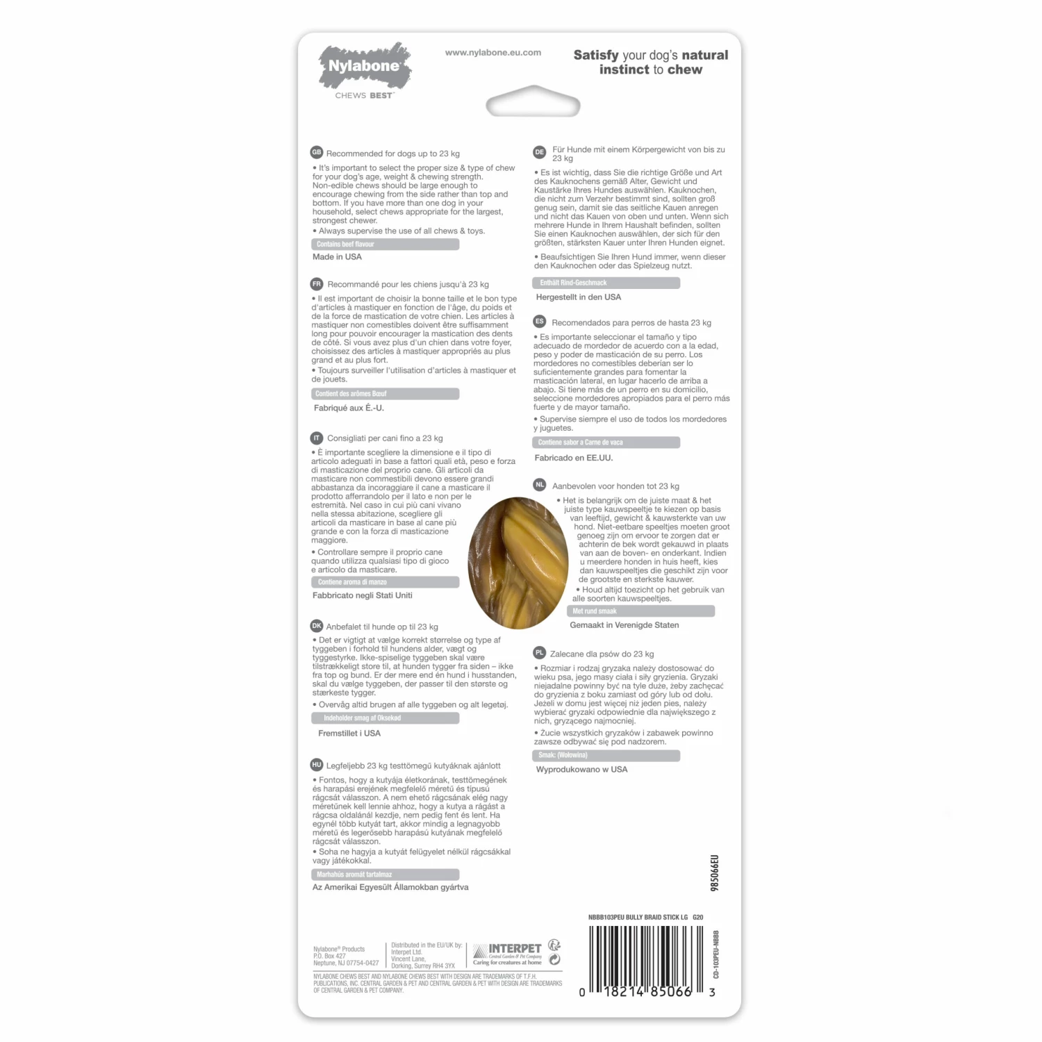 Nylabone Ec Bully Bully Stick Beef 8 Nylabone Ec Bully Bully Stick Beef – Image 6