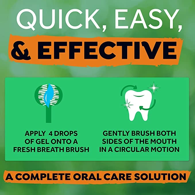 TropiClean Kit D'hygiène Dentaire Avec 1 Gel Et 2 Brosses à Dents Pour Grands Chiens 5 TropiClean Kit D'hygiène Dentaire Avec 1 Gel Et 2 Brosses à Dents Pour Grands Chiens – Image 3