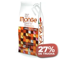 Monge Pienso De Trucha, Arroz Y Patata para Perros Adultos Medium-Maxi -Trixie Soldes Magasin PIENSO PARA PERRO ADULTO MONGE BREEDERS ADULT TRUCHA ARROZ Y PATATA FORMATO CRIADORES 15KG 03 64abce56d0f10