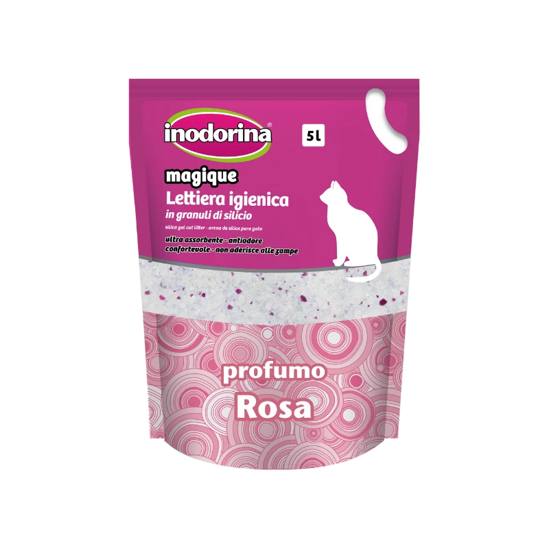 Inodorina Magique Litière Parfumée Rose 3 Inodorina Magique Litière Parfumée Rose