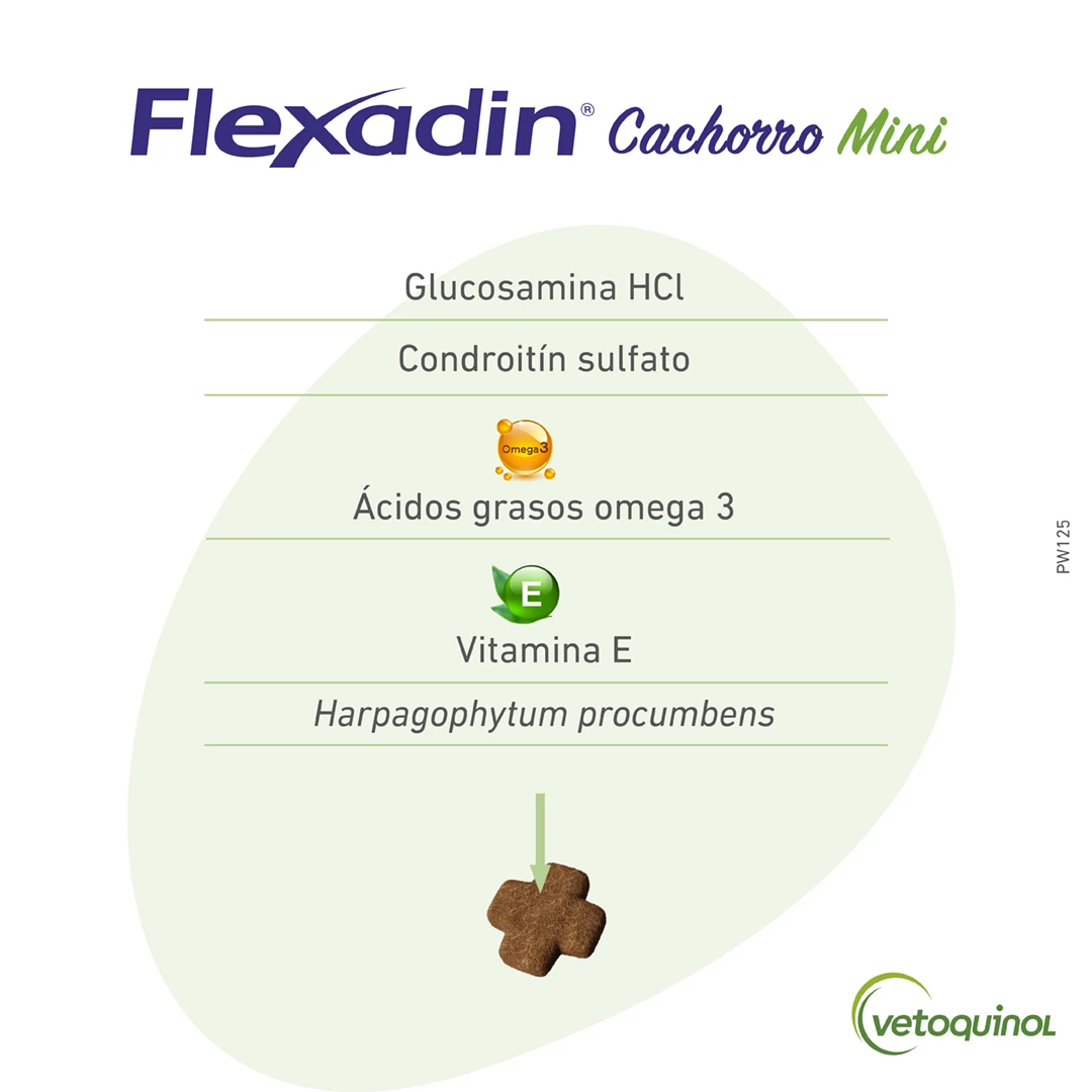 Vetoquinol Vétoquinol Flexadin Suplemento Articular Para Cachorros Mini 7 Vetoquinol Vétoquinol Flexadin Suplemento Articular Para Cachorros Mini – Image 5