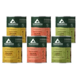 Traveness Multipack Adult Chicken With Apple, Salmon And Lamb