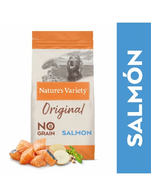 Nature's Variety Nourriture No Grain Medium-Maxi Saumon 5 Nature's Variety Nourriture No Grain Medium-Maxi Saumon – Image 3
