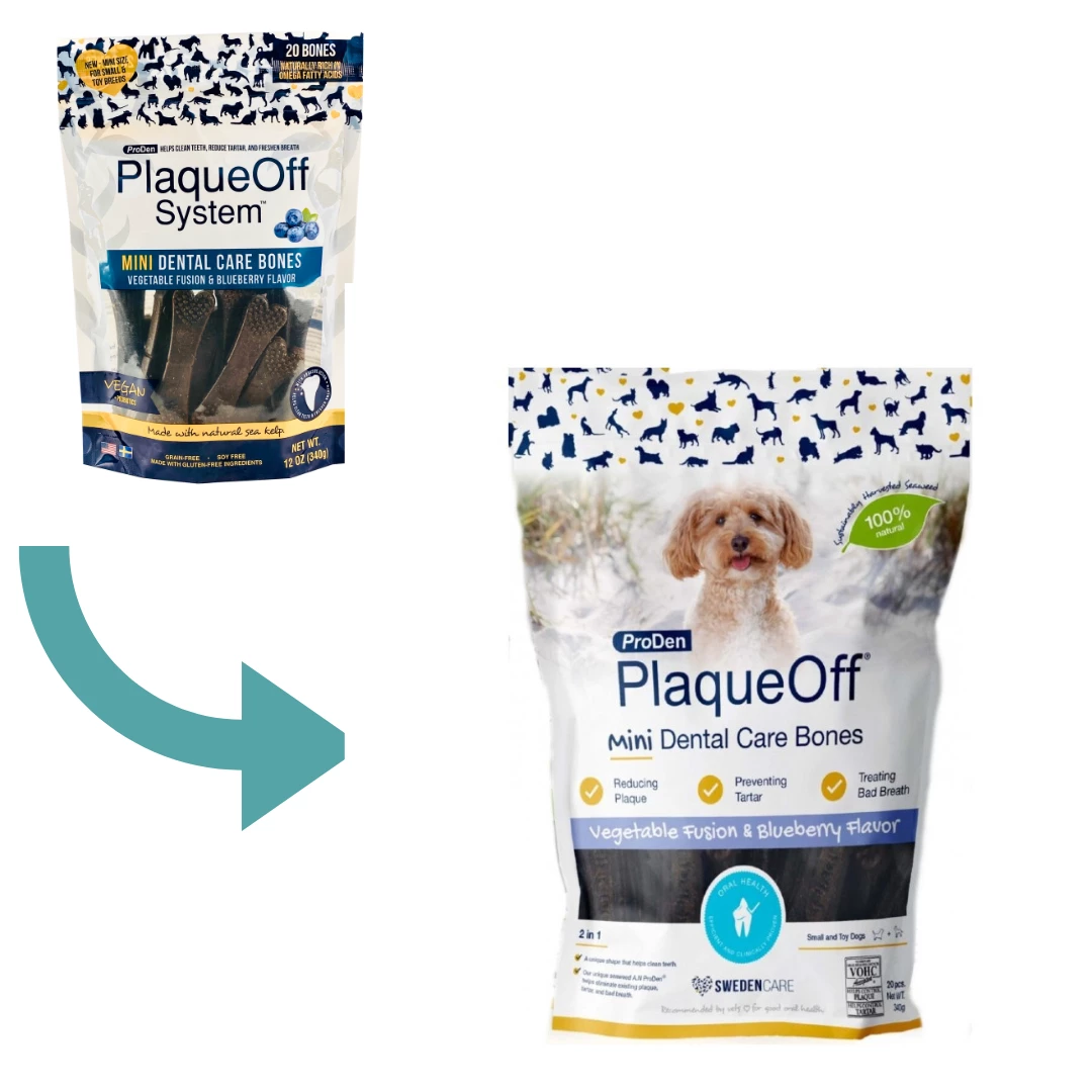 PlaqueOff Mini Bones Blueberry 3 PlaqueOff Mini Bones Blueberry