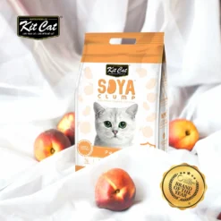 Kit Cat Arena Eco SoyaClump Sable De Pêche -Trixie Soldes Magasin SOYACLUMPPEACH 01