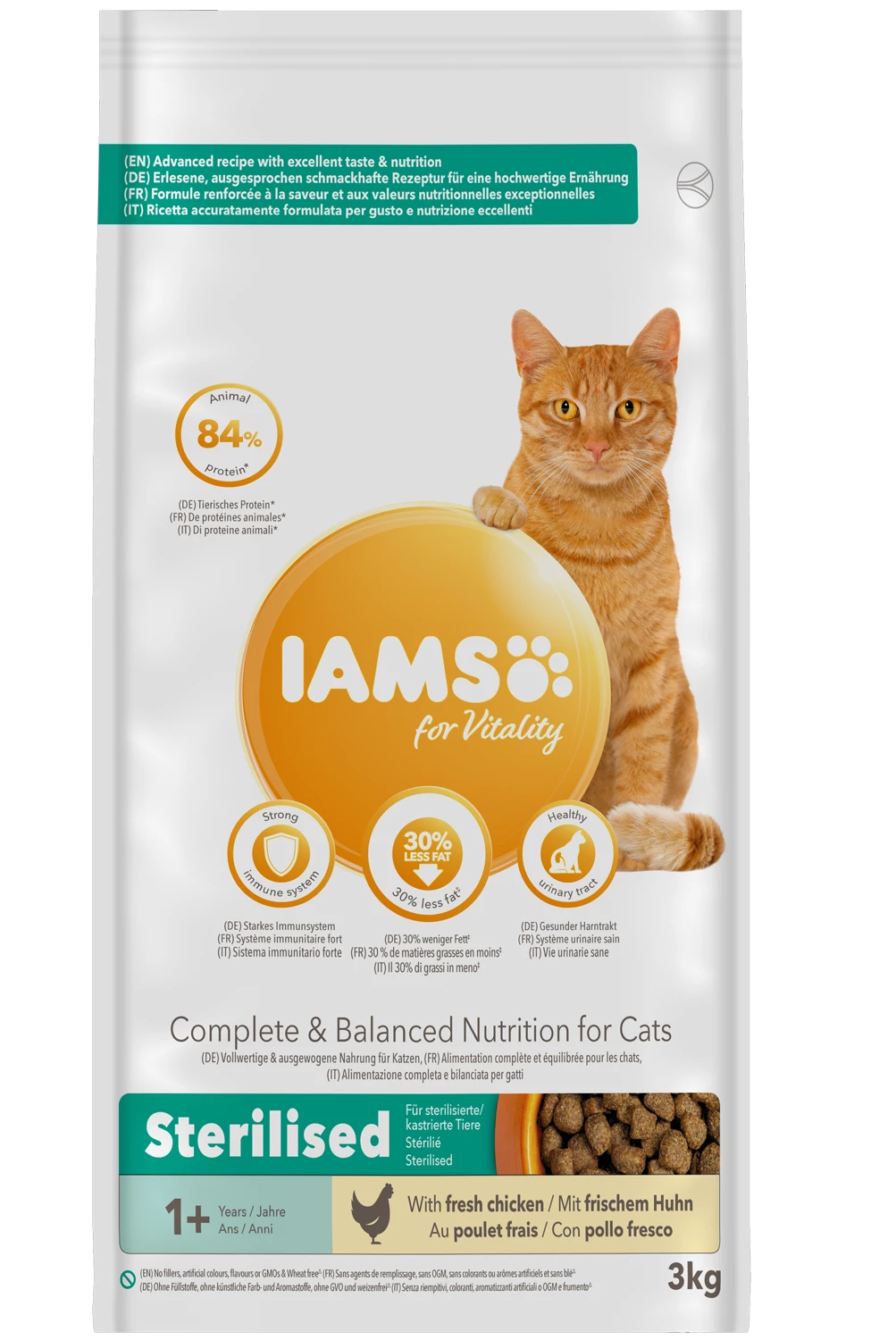 IAMS Nourriture Adulte Surpoids / Stérilisé 3 IAMS Nourriture Adulte Surpoids / Stérilisé