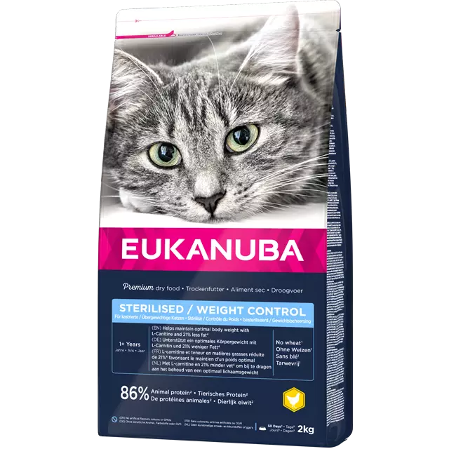 Eukanuba Croquettes Pour Chat Adult Sterilisé Weight Control 3 Eukanuba Croquettes Pour Chat Adult Sterilisé Weight Control