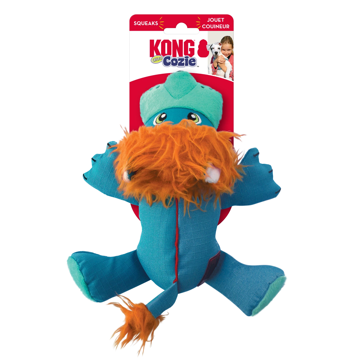 KONG Cozie Ultra Lucky Lion En Peluche Pour Chiens 6 KONG Cozie Ultra Lucky Lion En Peluche Pour Chiens – Image 4