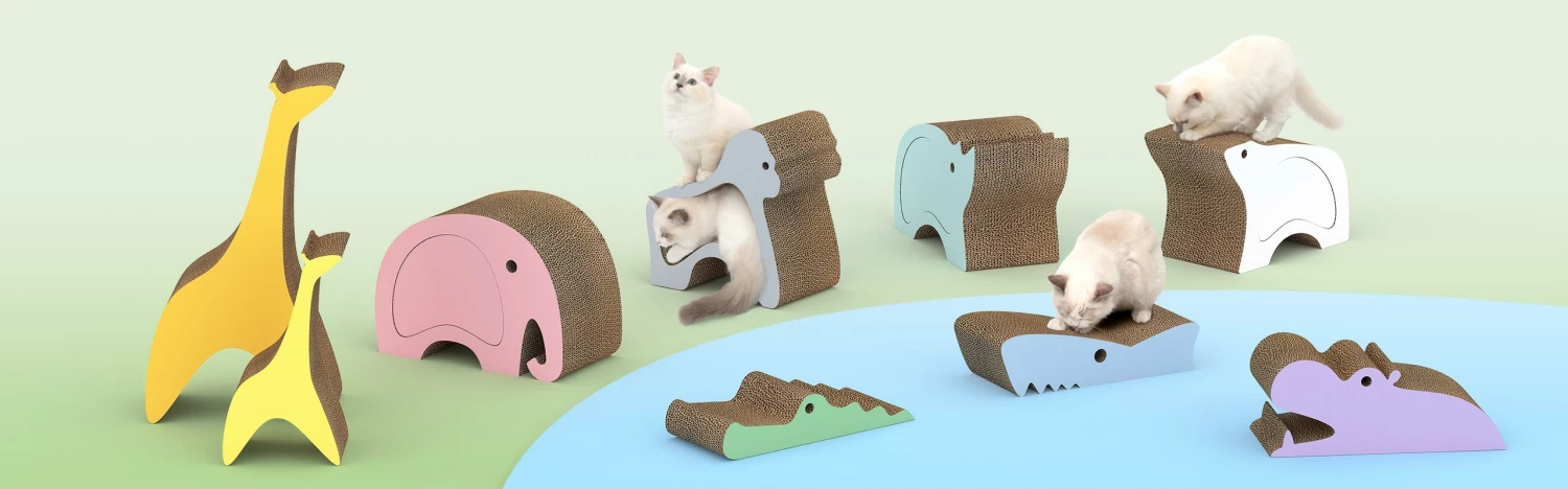 Catit Zoo Scratching Gratte-éléphant 2-en-1 7 Catit Zoo Scratching Gratte-éléphant 2-en-1 – Image 5