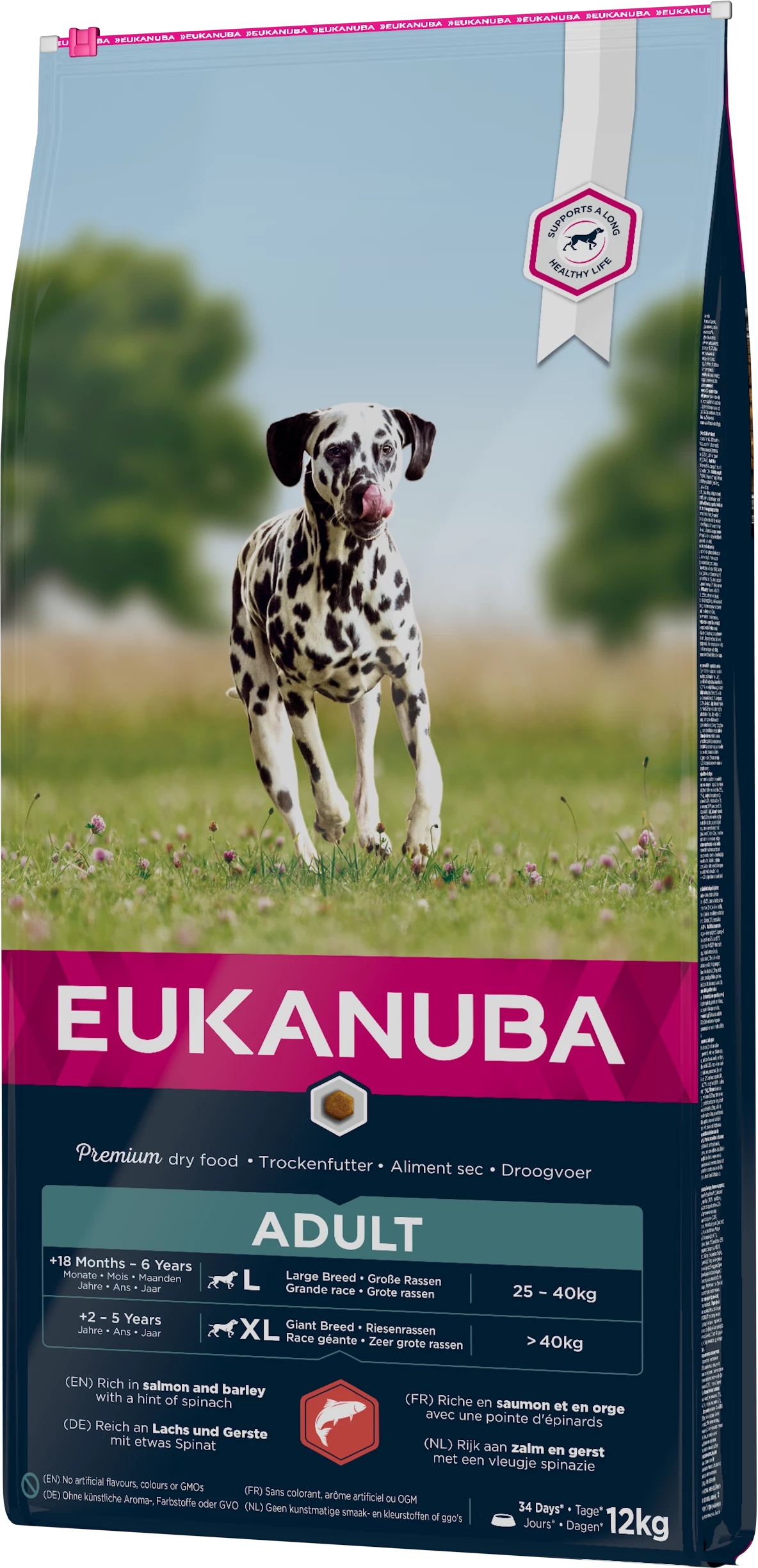 Eukanuba Adult Salmon And Barley Grandes Races 3 Eukanuba Adult Salmon And Barley Grandes Races