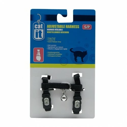 Catit Harnais De Sécurité Noir 3 Catit Harnais De Sécurité Noir