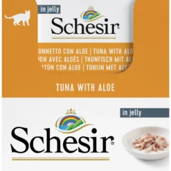 Lot 7 Schesir Thon Avec Aloe En Gélatine -Trixie Soldes Magasin atun con aloe en gelatina pra su macota 4