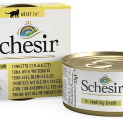 Lot 14 Schesir Thon Avec Gobie En Bouillon -Trixie Soldes Magasin atun con chanquete en caldo 3