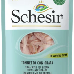 Lot 20 Schesir Thon Avec Daurade En Bouillon Pour Chats