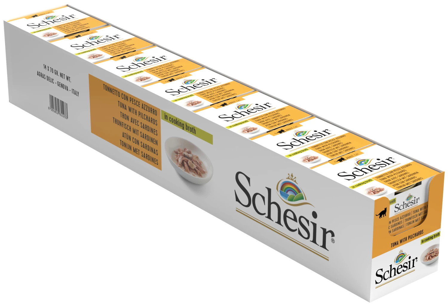 Lot 14 Schesir Thon Avec Poisson Bleu 8 Lot 14 Schesir Thon Avec Poisson Bleu – Image 6