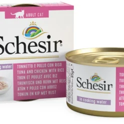 Lot 7 Schesir Thon Et Poulet Avec Riz Au Naturel -Trixie Soldes Magasin atun pollo con arroz al natural 3