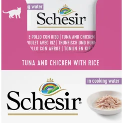 Lot 7 Schesir Thon Et Poulet Avec Riz Au Naturel -Trixie Soldes Magasin atun pollo con arroz al natural 4