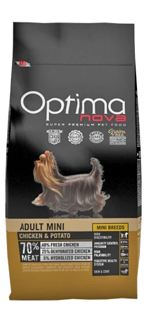 Optimanova Adult Mini Poulet Et Pomme De Terre Grain Free 6 Optimanova Adult Mini Poulet Et Pomme De Terre Grain Free – Image 4
