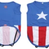 For Fan Pets Chien T-shirt Avengers Captain America -Trixie Soldes Magasin camiseta para perro avengers capitan america 1