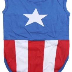 For Fan Pets Chien T-shirt Avengers Captain America -Trixie Soldes Magasin camiseta para perro avengers capitan america 2 2