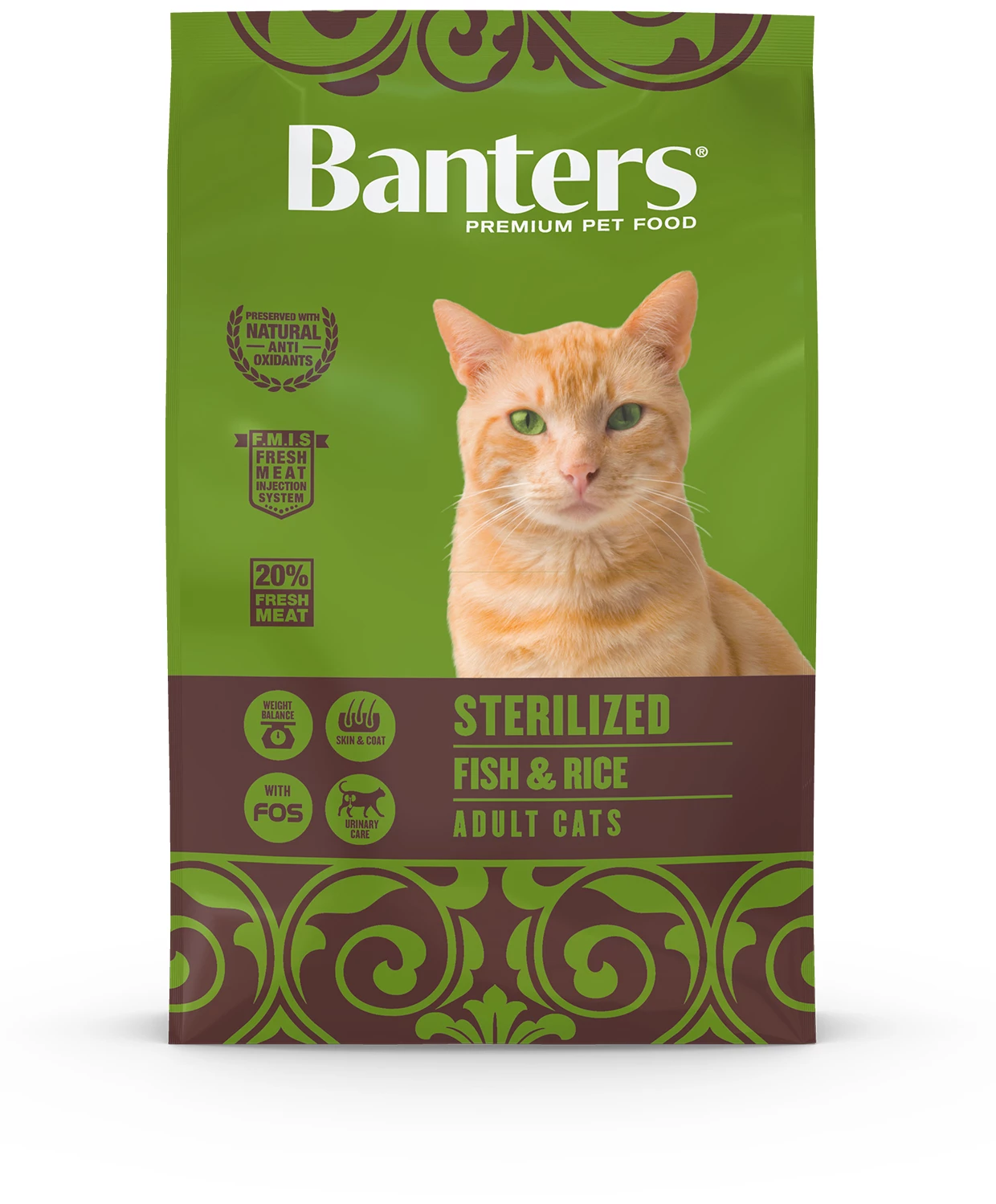 Banters Stérilisées Poisson Chat 3 Banters Stérilisées Poisson Chat