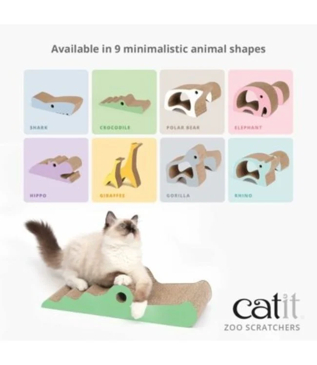 Catit Zoo Scratching Gratte-éléphant 2-en-1 9 Catit Zoo Scratching Gratte-éléphant 2-en-1 – Image 7