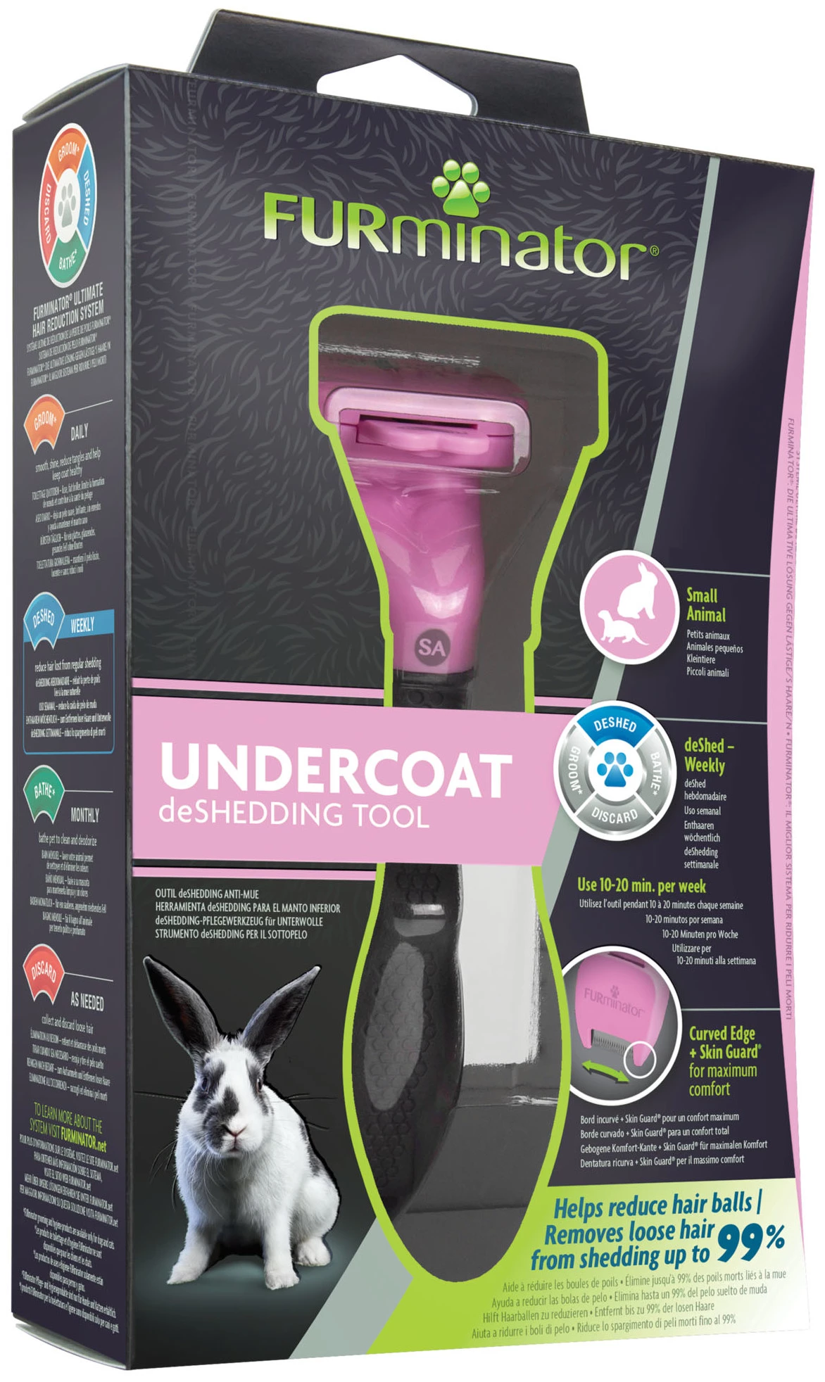 FURminator Brosse Pour Petits Animaux Et Rongeurs 9 FURminator Brosse Pour Petits Animaux Et Rongeurs – Image 7