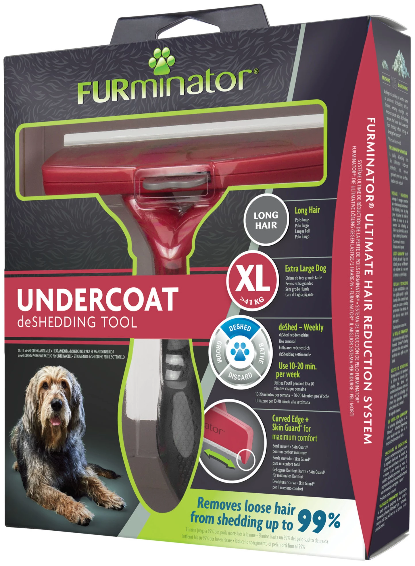 FURminator Brosse à Sous-poil Pour Chiens Géants à Poil Long 10 FURminator Brosse à Sous-poil Pour Chiens Géants à Poil Long – Image 8
