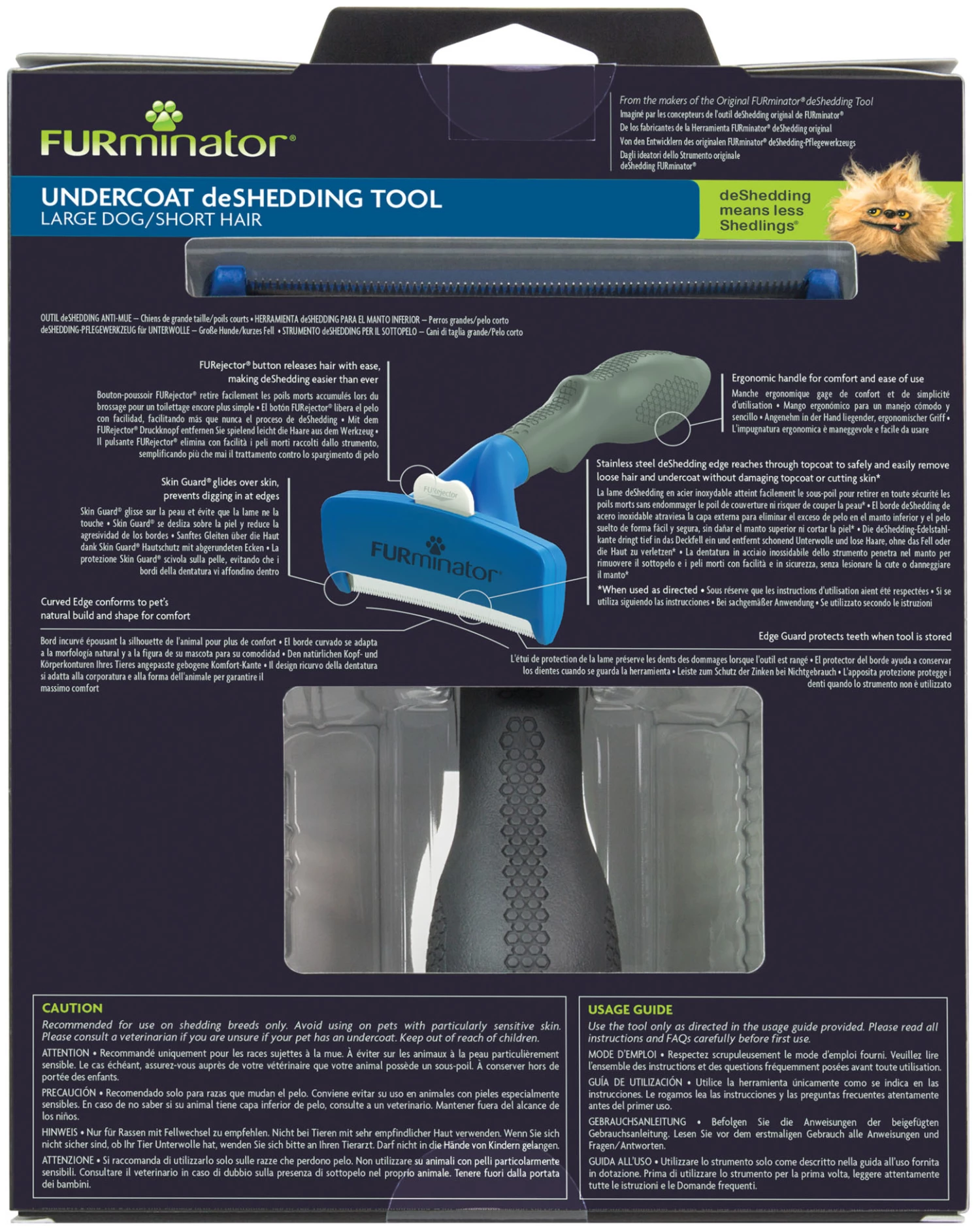 FURminator Brosse à Cheveux Courts Pour Grands Chiens 11 FURminator Brosse à Cheveux Courts Pour Grands Chiens – Image 9